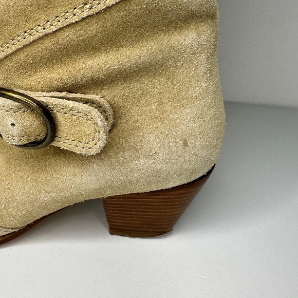 See by Chloe Western Suede Tan Calf Heeled boots with Pocket sz 36 - Picture 9 of 10